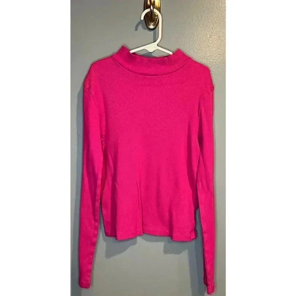Gap Kids Girls Turtleneck in Hot Pink - Size Extra Large